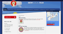 Desktop Screenshot of ibew1928.org