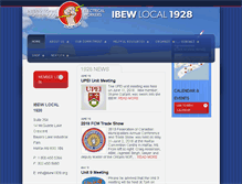Tablet Screenshot of ibew1928.org